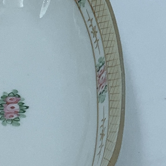 Antique Nippon Hand-painted Oval Serving Bowl/ Dish - Picture 11 of 15